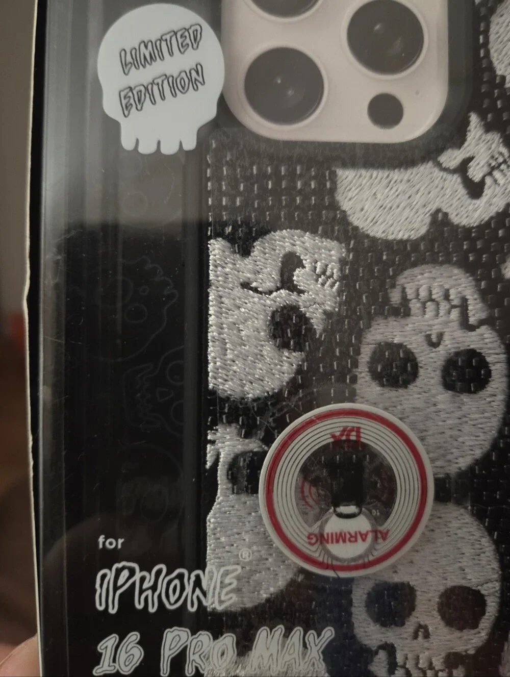 Pink Sky - Reaper iPhone 16 PRO Max Case Beaded Limited Edition NIB